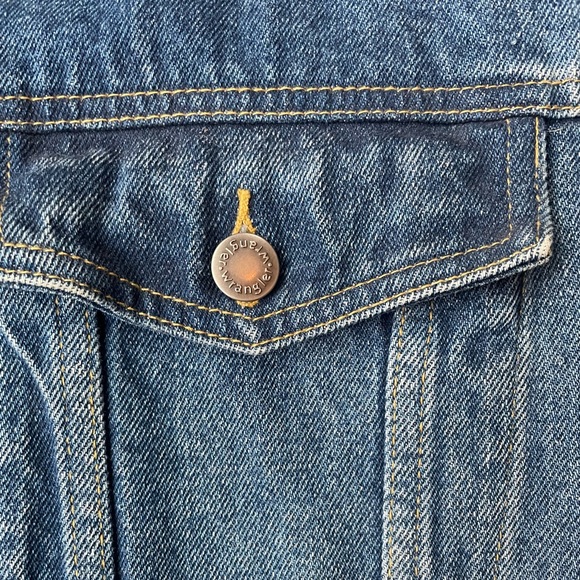 WRANGLER Demim Work Jacket Size XL Tall - Picture 6 of 13